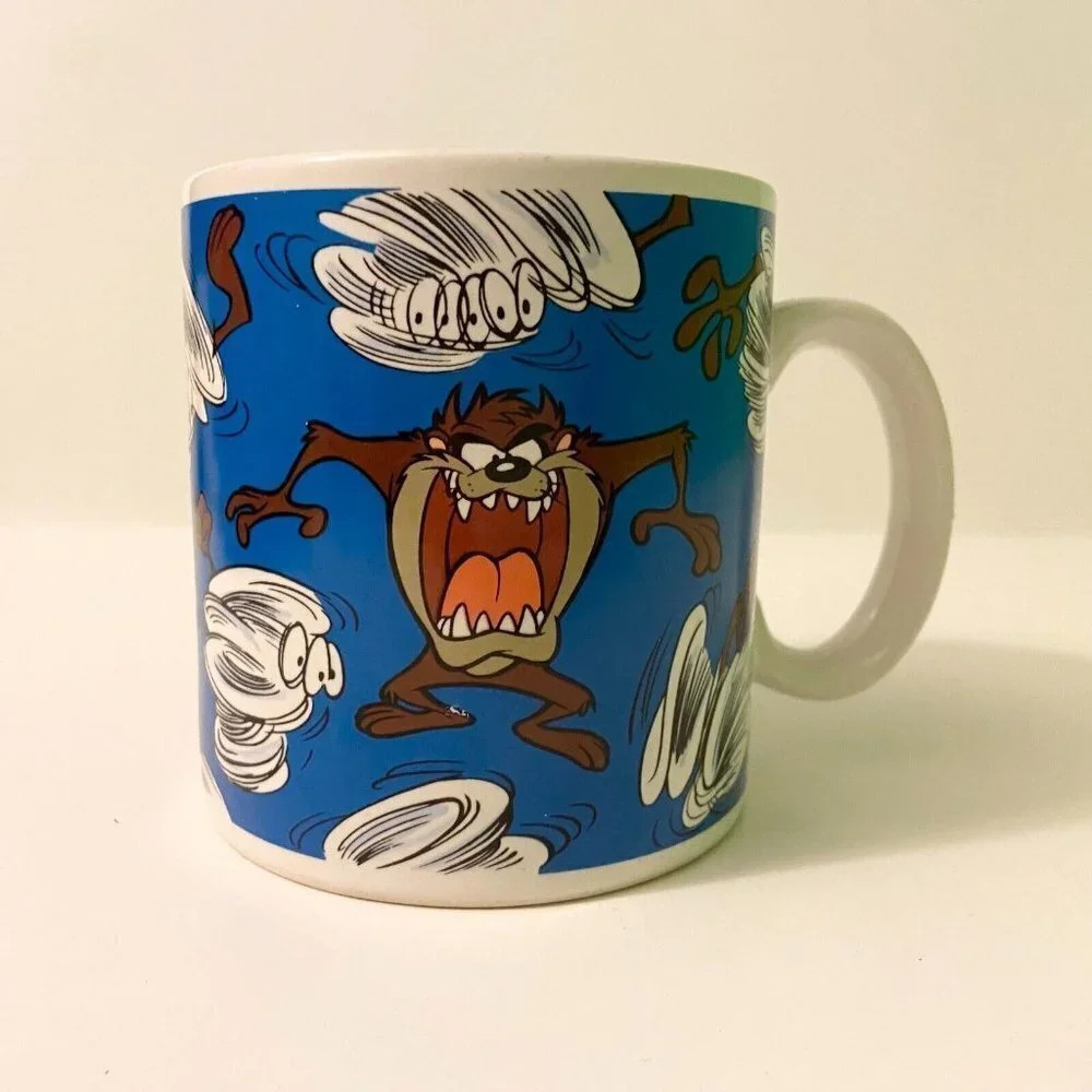 Vintage  1994 Tasmanian Devil Applause Mug Looney Tunes Coffee Cup